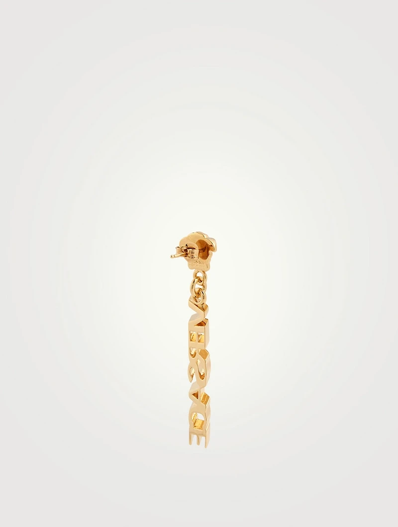 La Medusa Logo Drop Earrings