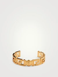 Medusa Greca Cuff Bracelet