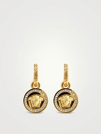 Crystal La Medusa Greca Earrings