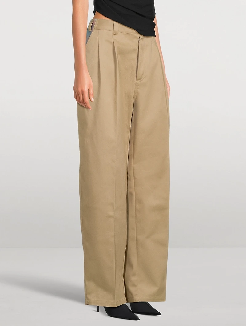 Maison Margiela x Pendleton Wide-Leg Trousers