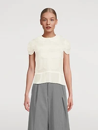 Frilled Organza Blouse