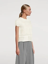 Frilled Organza Blouse