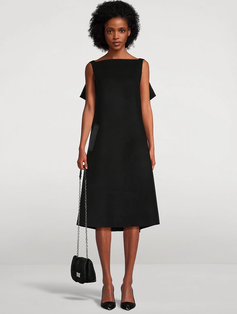 Wool Cape Dress