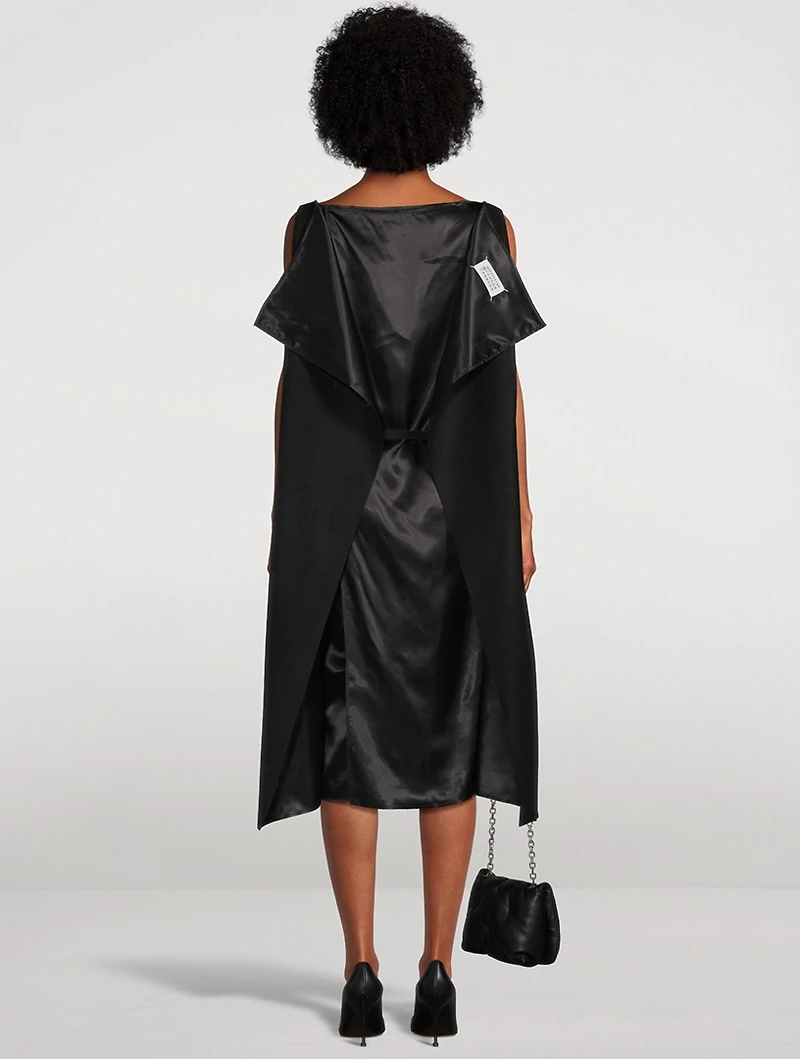 Wool Cape Dress