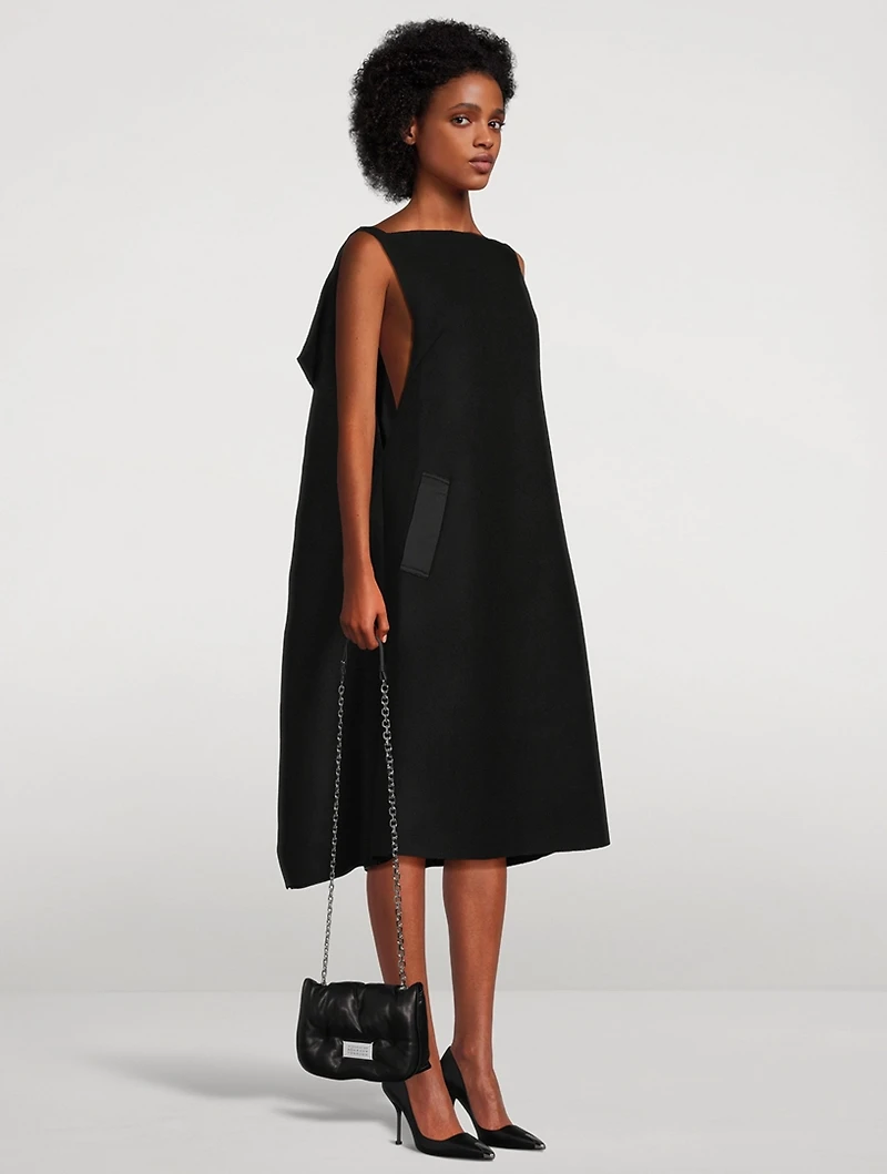 Wool Cape Dress
