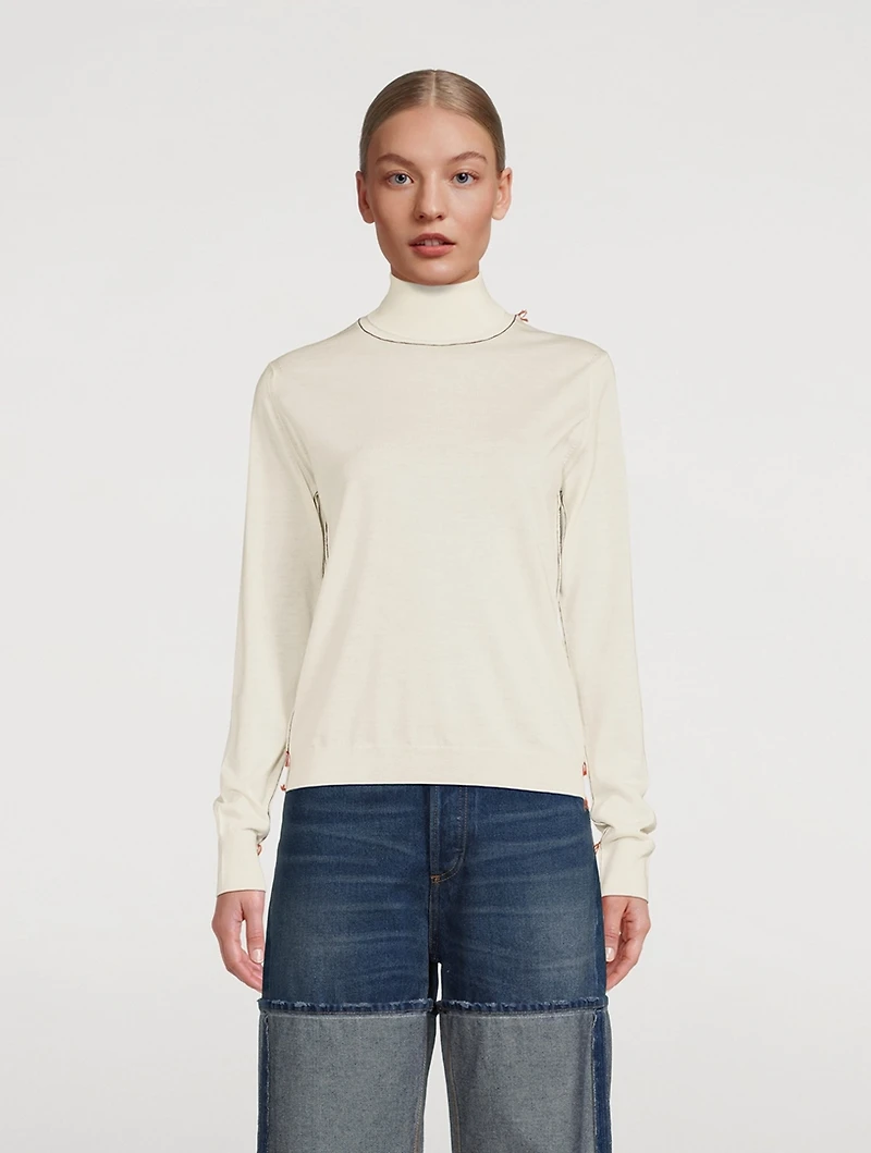 Work-In-Progress Wool Turtleneck