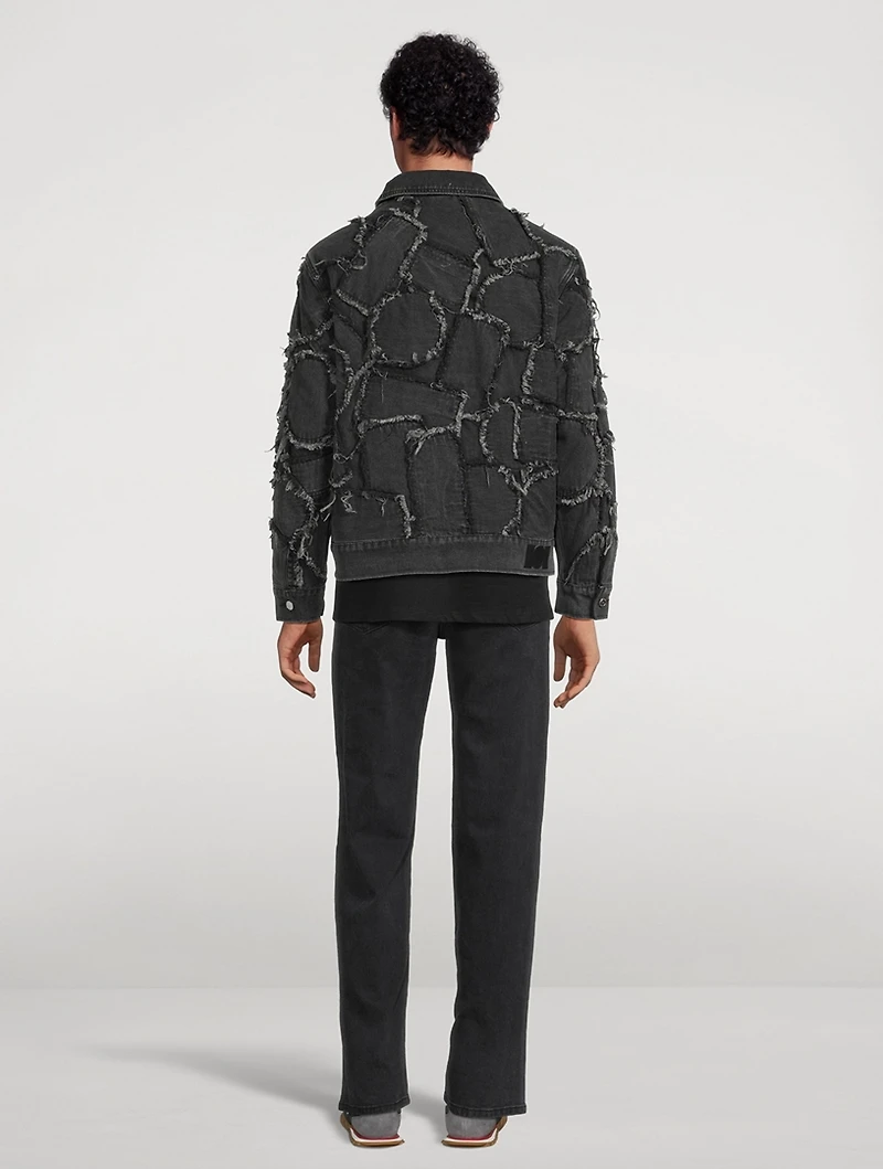 Denim Logo Worker Jacket