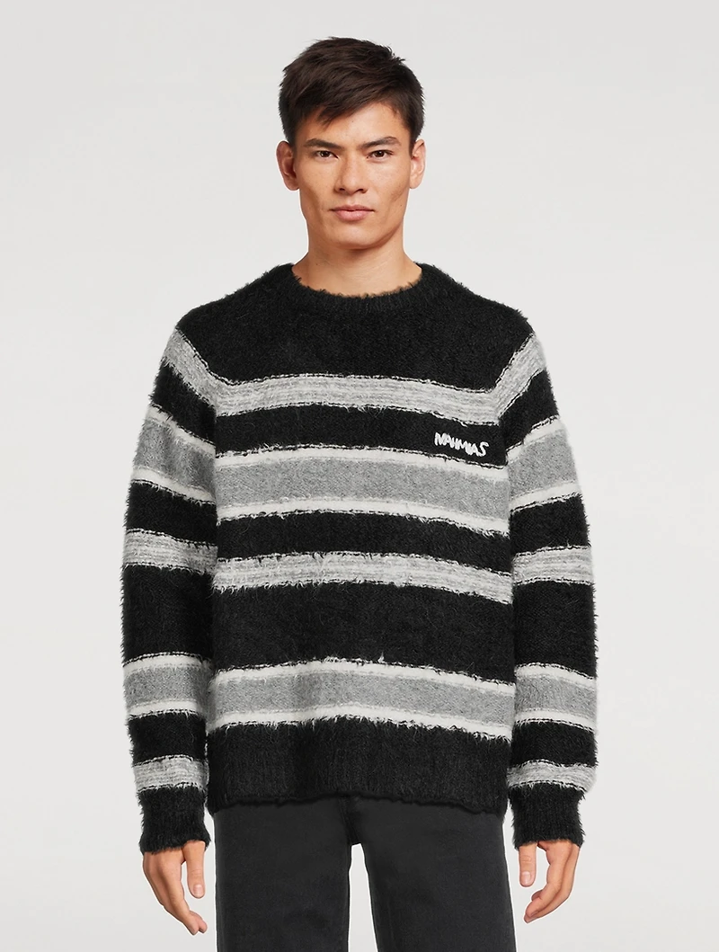 Wool-Blend Striped Sweater
