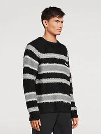 Wool-Blend Striped Sweater