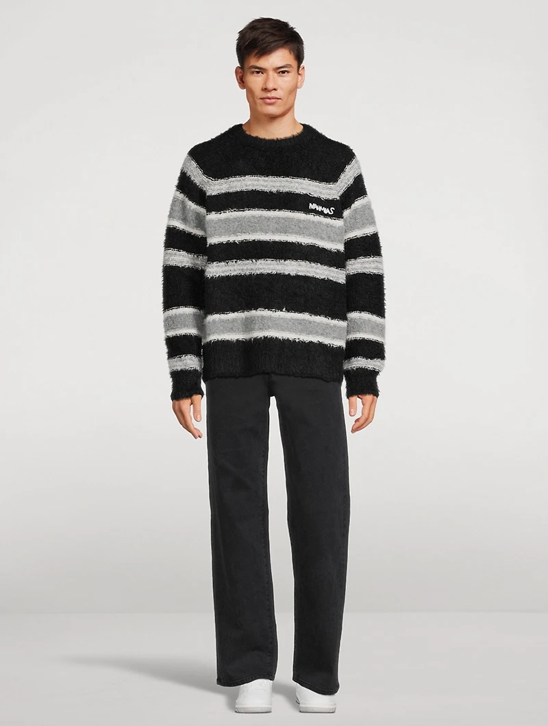 Wool-Blend Striped Sweater