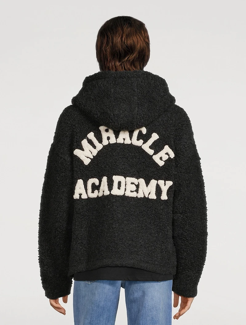 Miracle Academy Wool-Blend Hooded Coat
