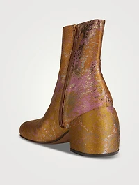 Jacquard Ankle Boots