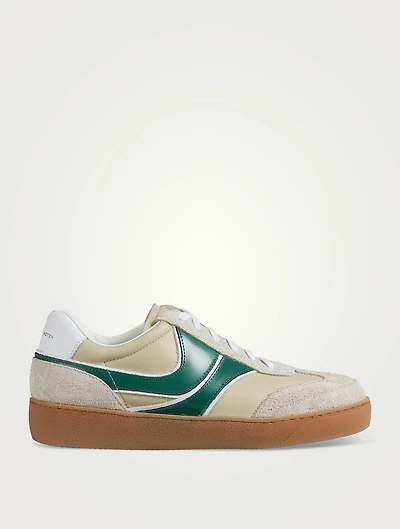 Leather And Suede Sneakers