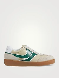 Leather And Suede Sneakers