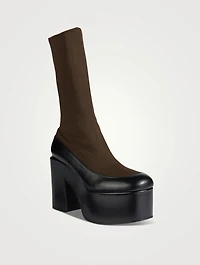 Platform Sock Boots