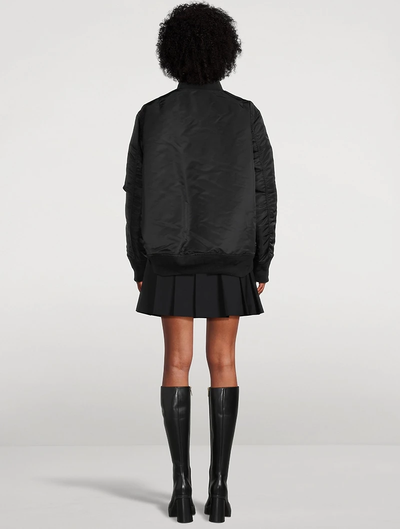 Nylon Bomber Jacket And Vest