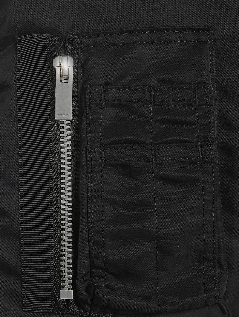 Nylon Bomber Jacket And Vest