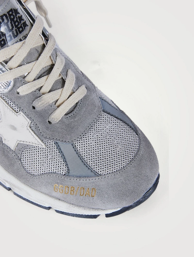Dad-Star Suede And Mesh Sneakers