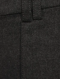 Wide-Leg Flannel Cargo Trousers