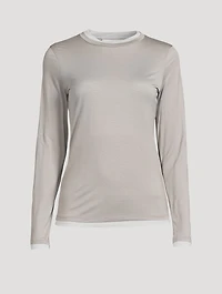 Double-Layered Long-Sleeve T-Shirt