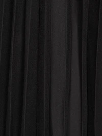 Pintuck-Pleated Midi Skirt