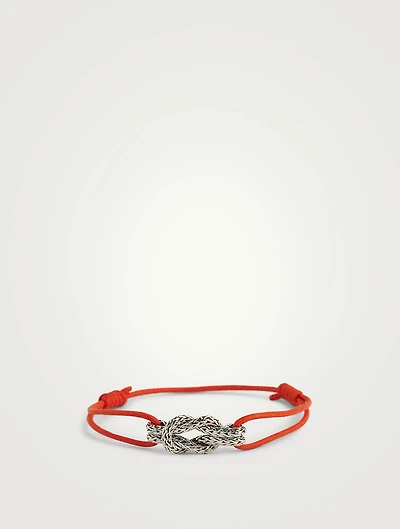 Love Knot Bracelet With Cotton Cord