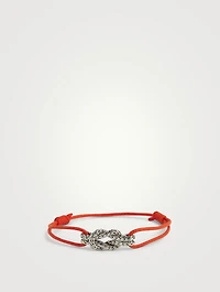 Love Knot Bracelet With Cotton Cord