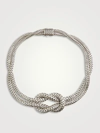 Love Knot Graduated Choker Necklace