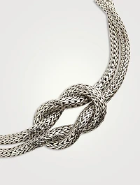 Love Knot Graduated Choker Necklace