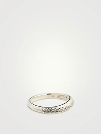 Surf Pavé Ring With Diamonds