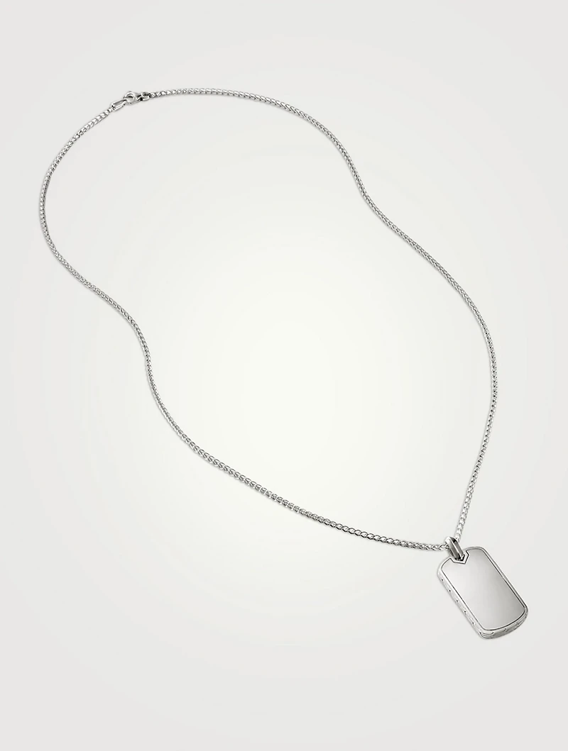 Dog Tag Pendant Necklace