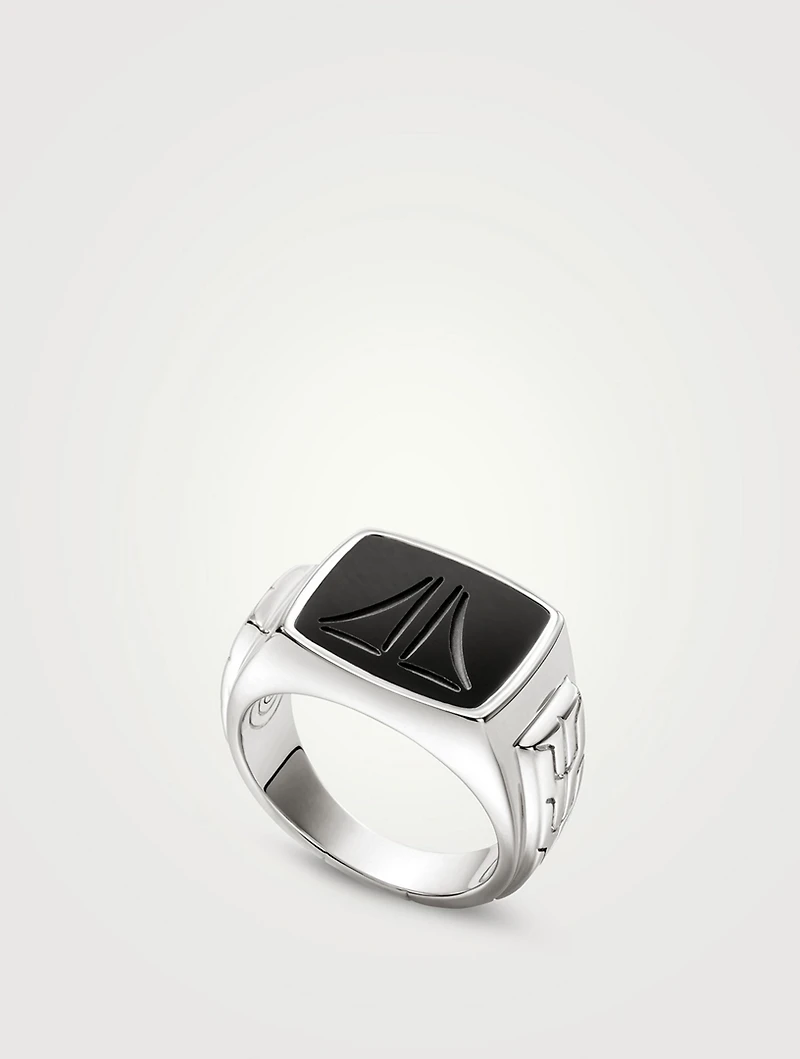 Signet Ring With Onyx