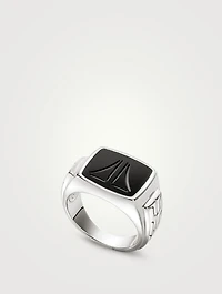 Signet Ring With Onyx