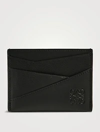 Puzzle Leather Cardholder