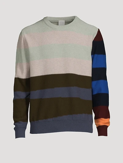 Lambswool Sweater Striped Print
