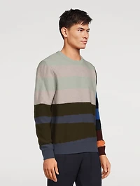 Lambswool Sweater Striped Print