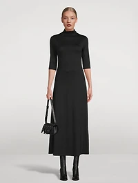 Jersey Midi Dress