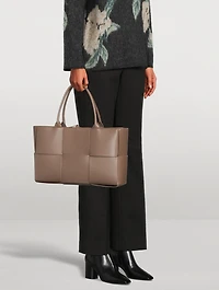 Stretch-Cotton Bootcut Trousers