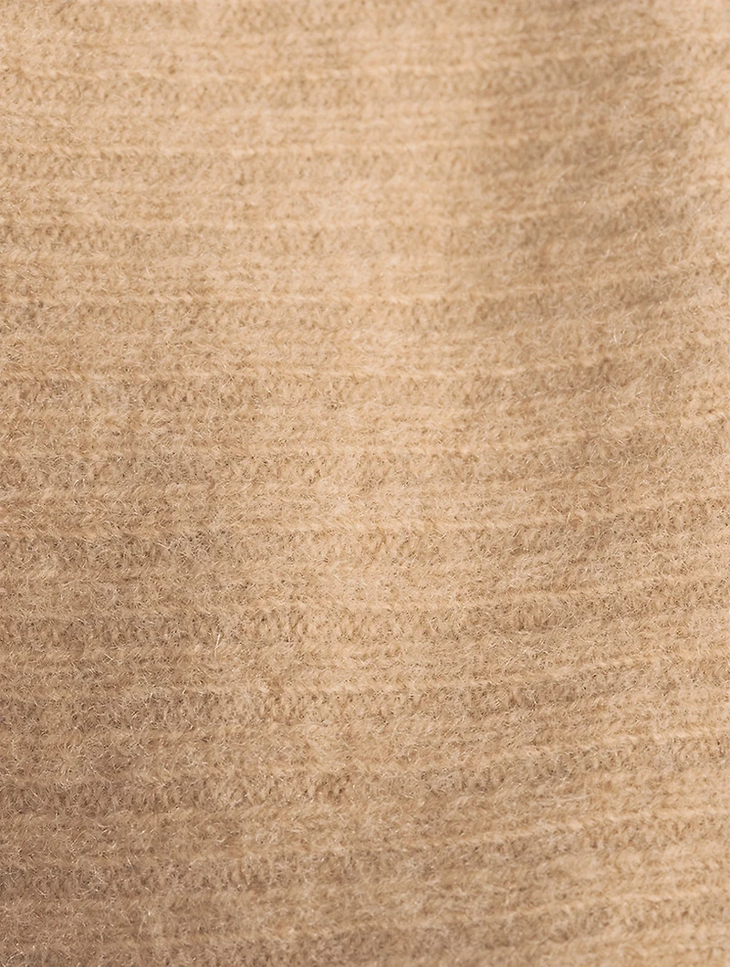 Ribbed Wool And Cashmere Bolero