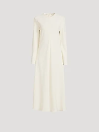 Bias-Cut Midi Dress
