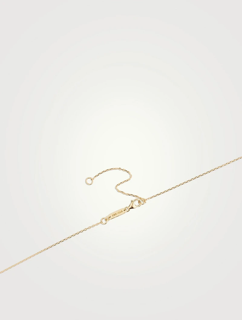 Midi 18K Gold Evil Eye Turquoise Pendant Necklace