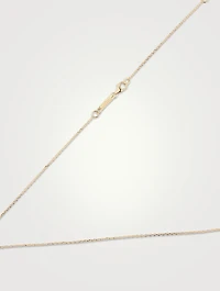 18K Gold Frenzy Rainbow Sapphire Mini Bar Pendant Necklace