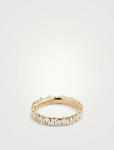 Fireworks 18K Gold Eternity Ring With Diamonds