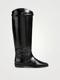 The Riding Leather Knee-High Boots