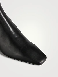 The Mid-Heel Leather Boots