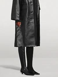 The Slim Leather Knee-High Boots