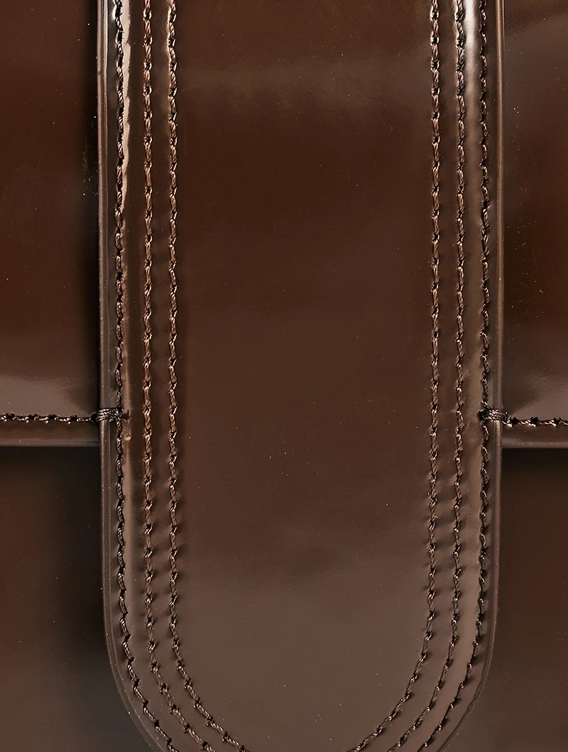 Le Grand Bambino Patent Leather Envelope Bag