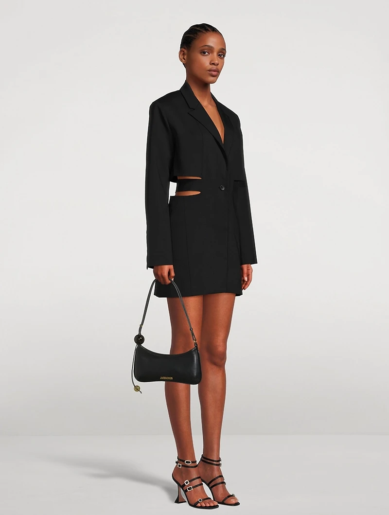 Le Bisou Perle Leather Shoulder Bag
