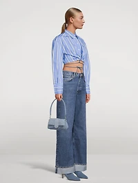 Le Petit Bambimou Padded Denim Shoulder Bag