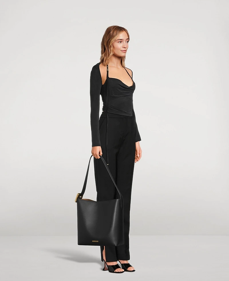 Le Regalo Leather Bucket Bag